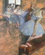 Edgar Degas Ballet class oil painting artist